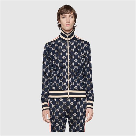 gg jacquard cotton jacket replica|Designer Sweatshirts For Men: Luxury Hoodies .